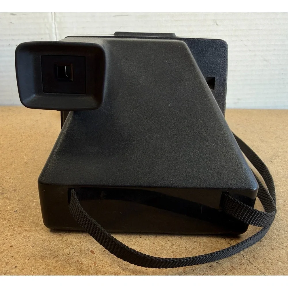 Vintage Polaroid One Step Land Camera Rainbow‎ Stripe SX-70 w/ Strap